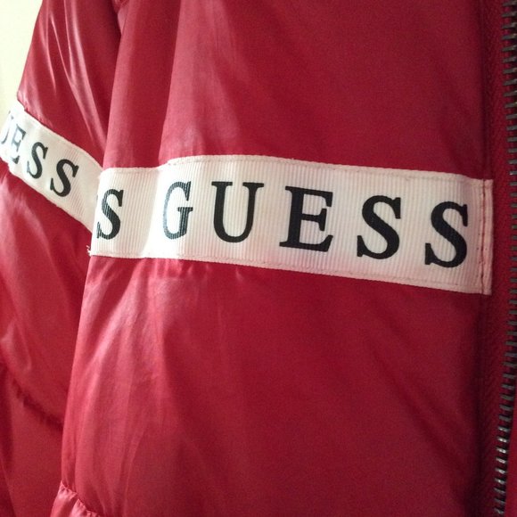 Red Guess puff jacket - Picture 4 of 6